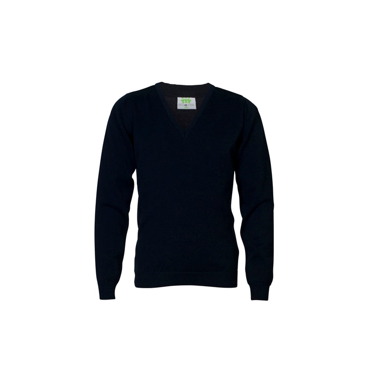 Baumwollpullover V-Ausschnitt Mädchen DFS