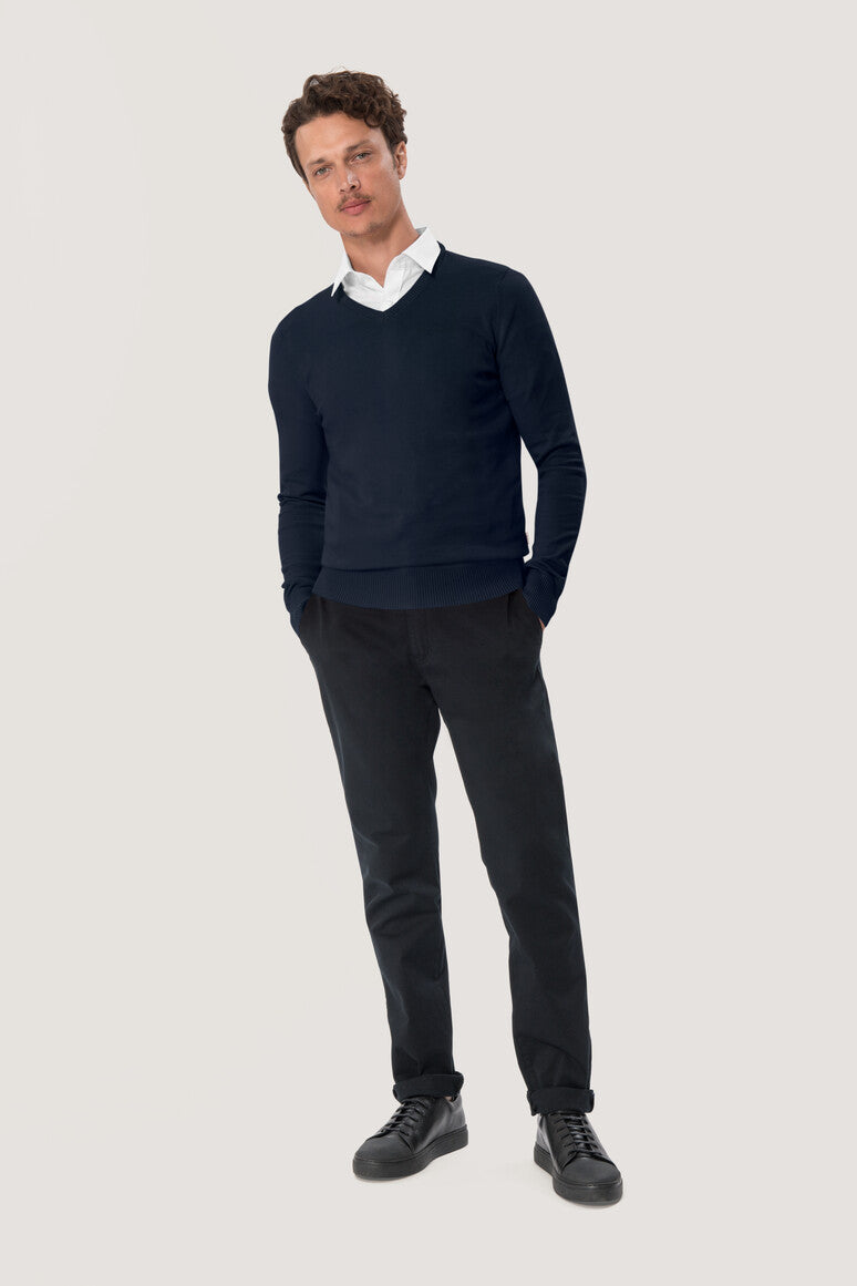 V-PULLOVER Premium Cotton Männer